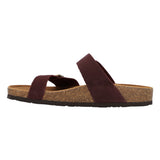 Sandalia Cuero Mujer Surrey Oliva Rockford
