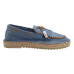 Alpargata Cuero Mujer Yalova Azul Rockford