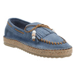 Alpargata Cuero Mujer Yalova Azul Rockford