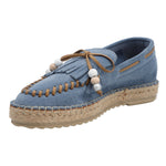 Alpargata Cuero Mujer Yalova Azul Rockford