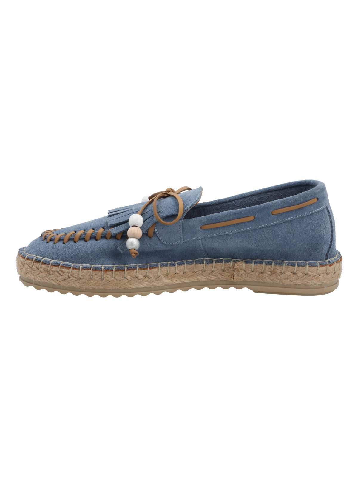 Alpargata Cuero Mujer Yalova Azul Rockford