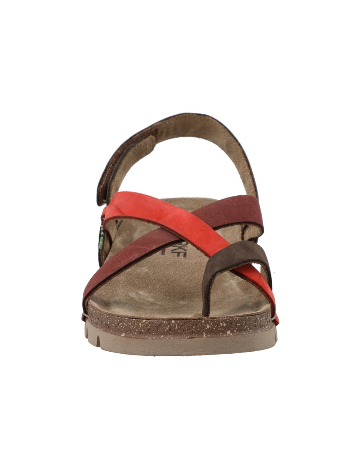 Sandalia Cuero Mujer Lungomare Rojo Rockford