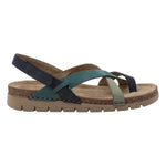 Sandalia Cuero Mujer Lungomare Azul Rockford