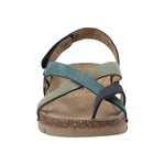 Sandalia Cuero Mujer Lungomare Azul Rockford