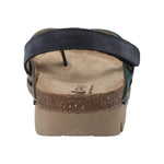 Sandalia Cuero Mujer Lungomare Azul Rockford