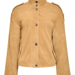 Chaqueta Cuero Mujer Rawina Café Rockford