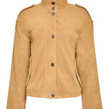 Chaqueta Cuero Mujer Rawina Café Rockford