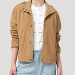 Chaqueta Cuero Mujer Rawina Café Rockford