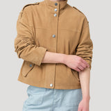 Chaqueta Cuero Mujer Rawina Café Rockford