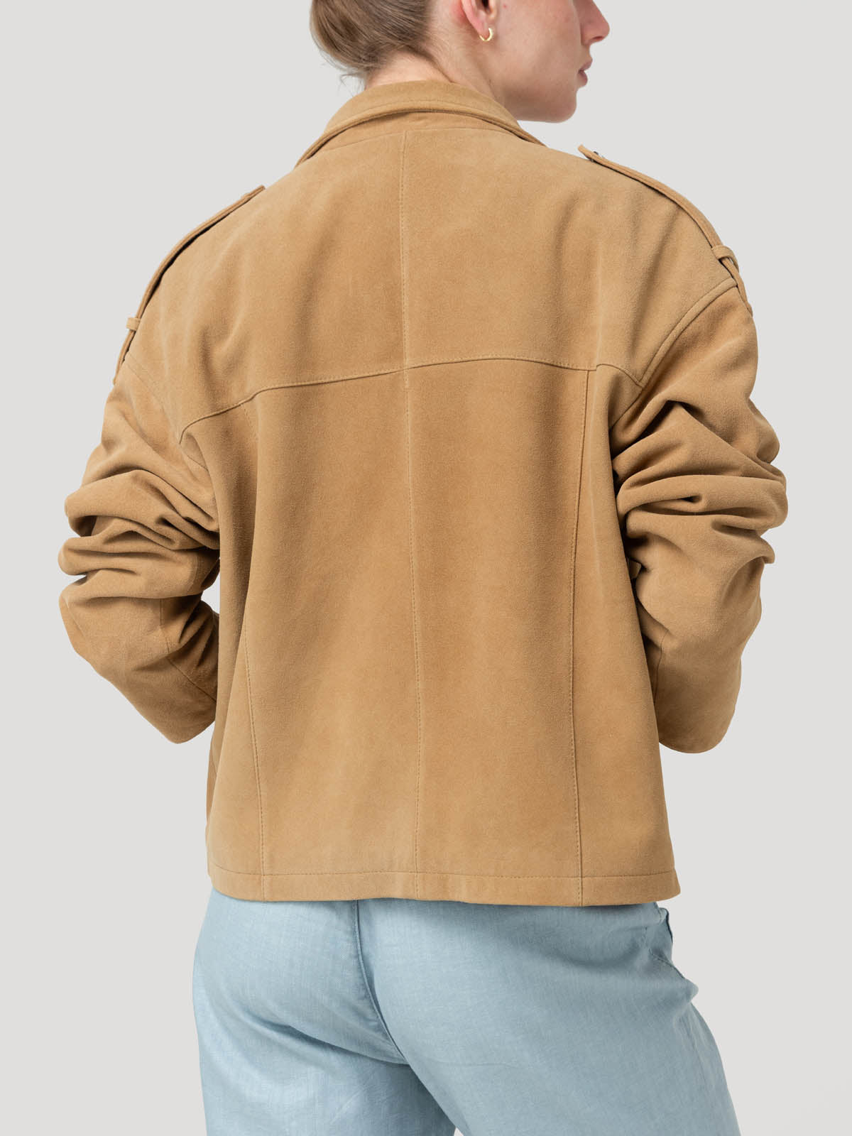 Chaqueta Cuero Mujer Rawina Café Rockford