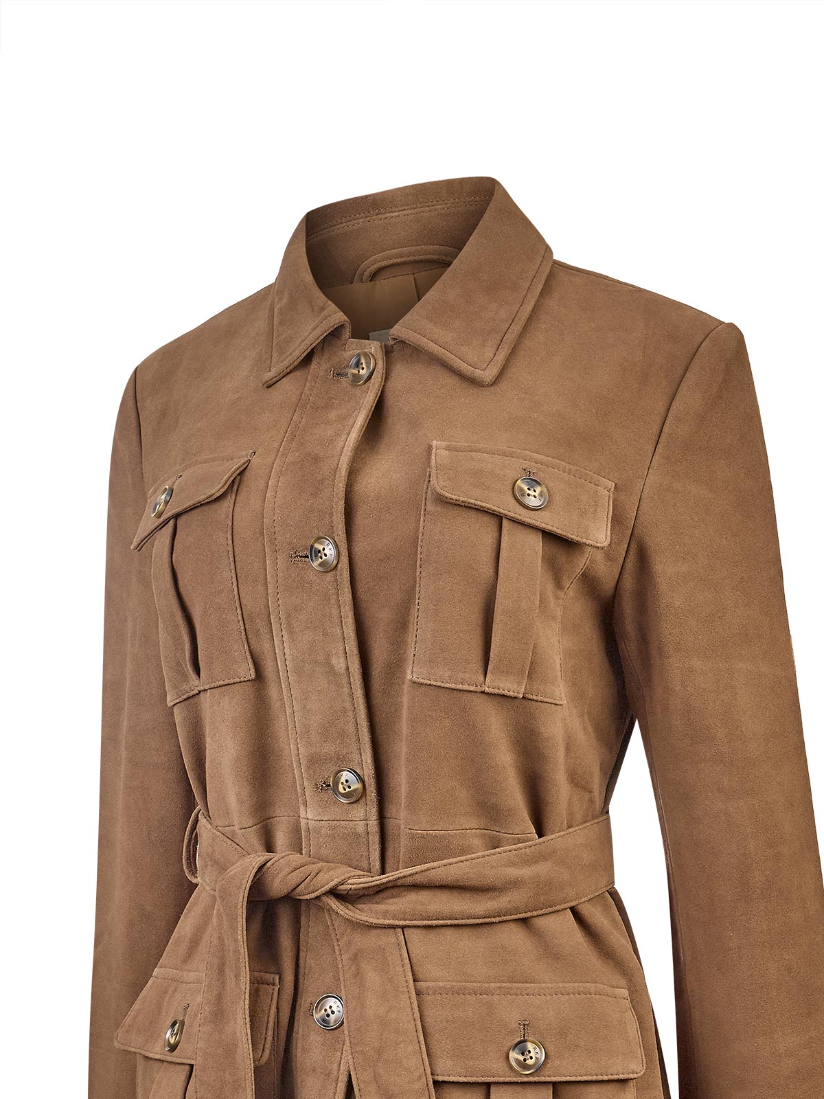 Chaqueta Gamuza Mujer Timber Café Rockford