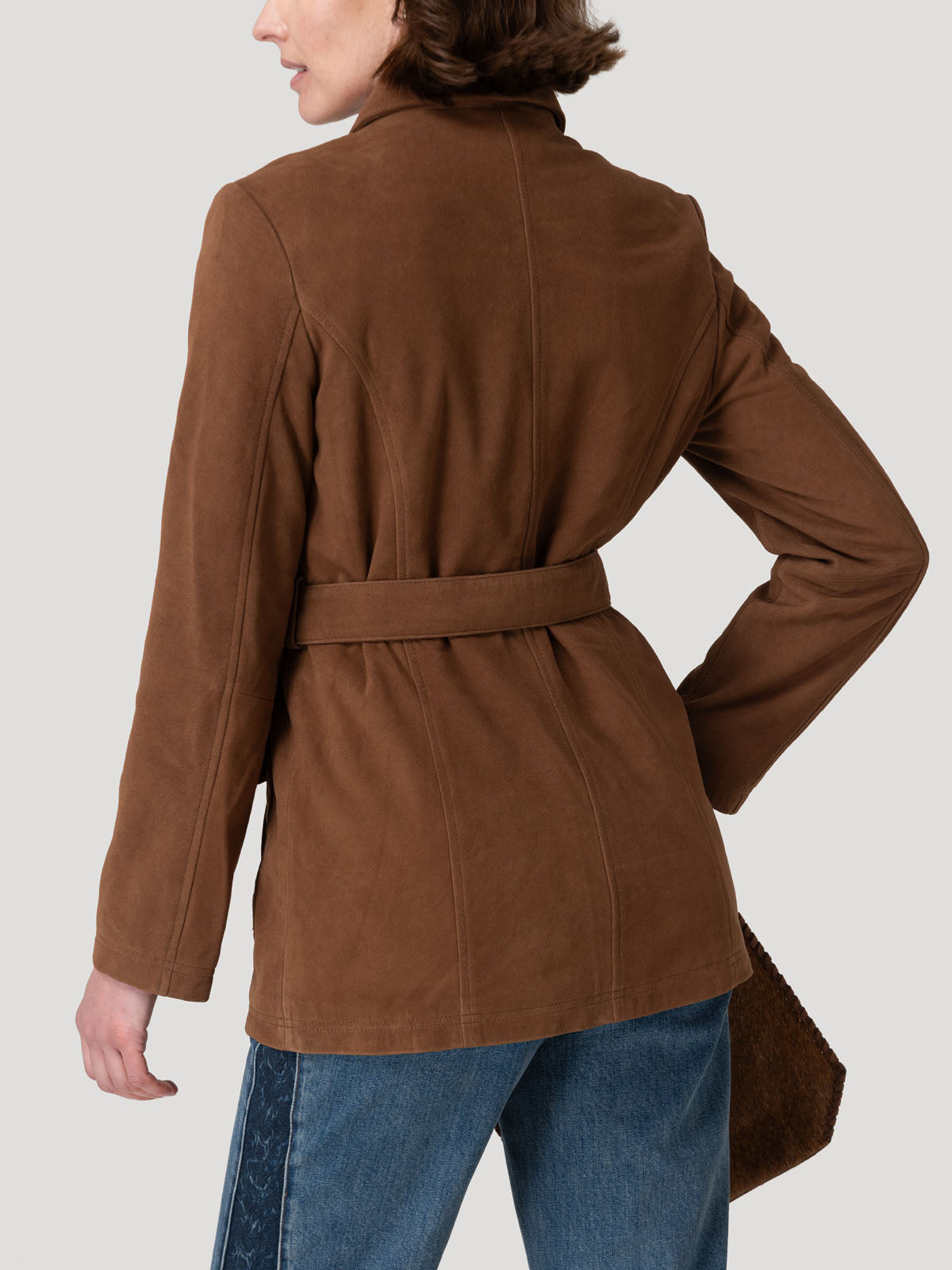 Chaqueta Gamuza Mujer Timber Café Rockford
