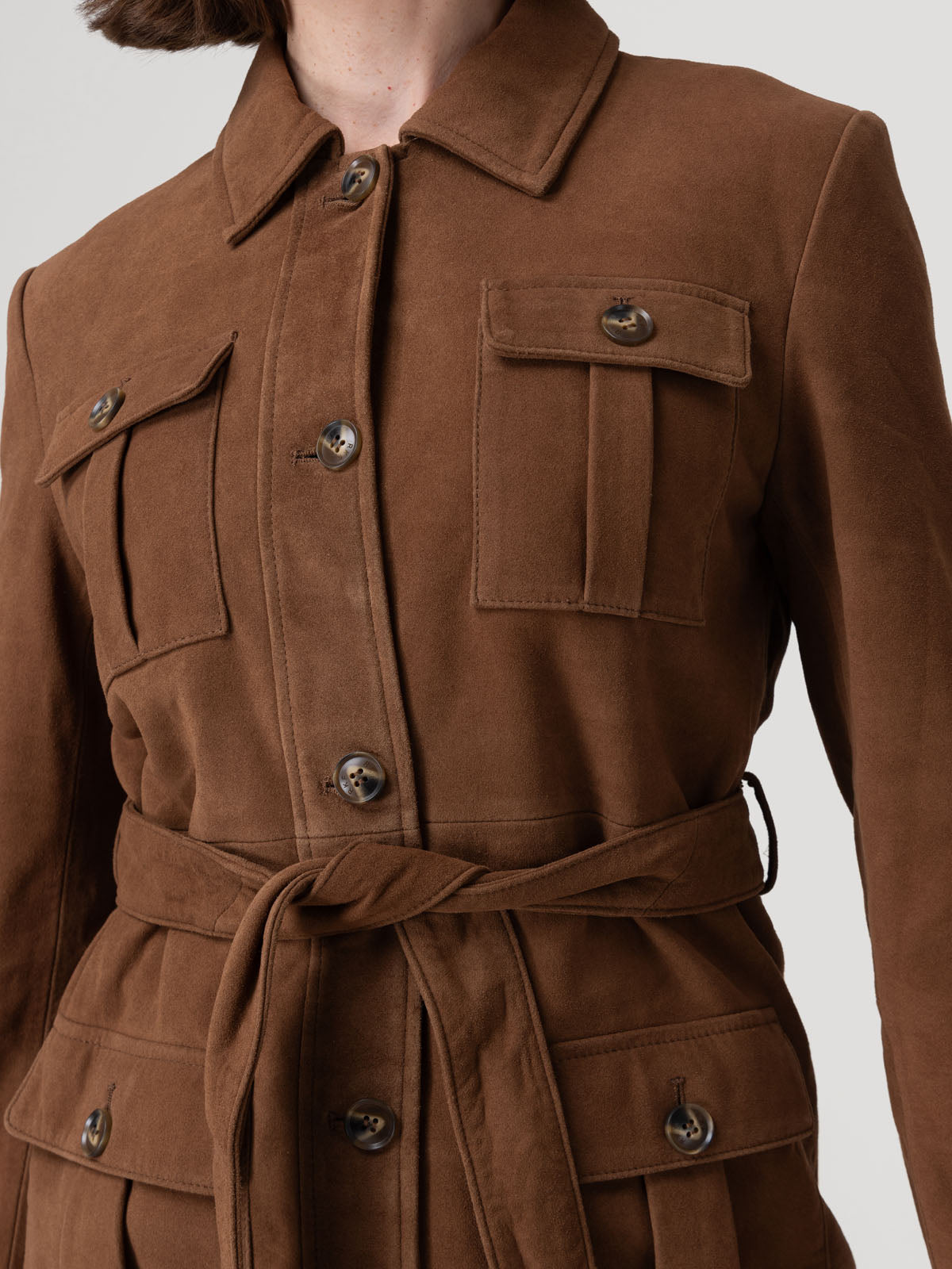 Chaqueta Gamuza Mujer Timber Café Rockford