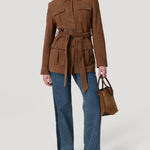 Chaqueta Gamuza Mujer Timber Café Rockford