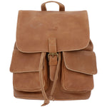 Mochila Cuero Mujer Rfcd Rkf Backpack Café Claro Rockford