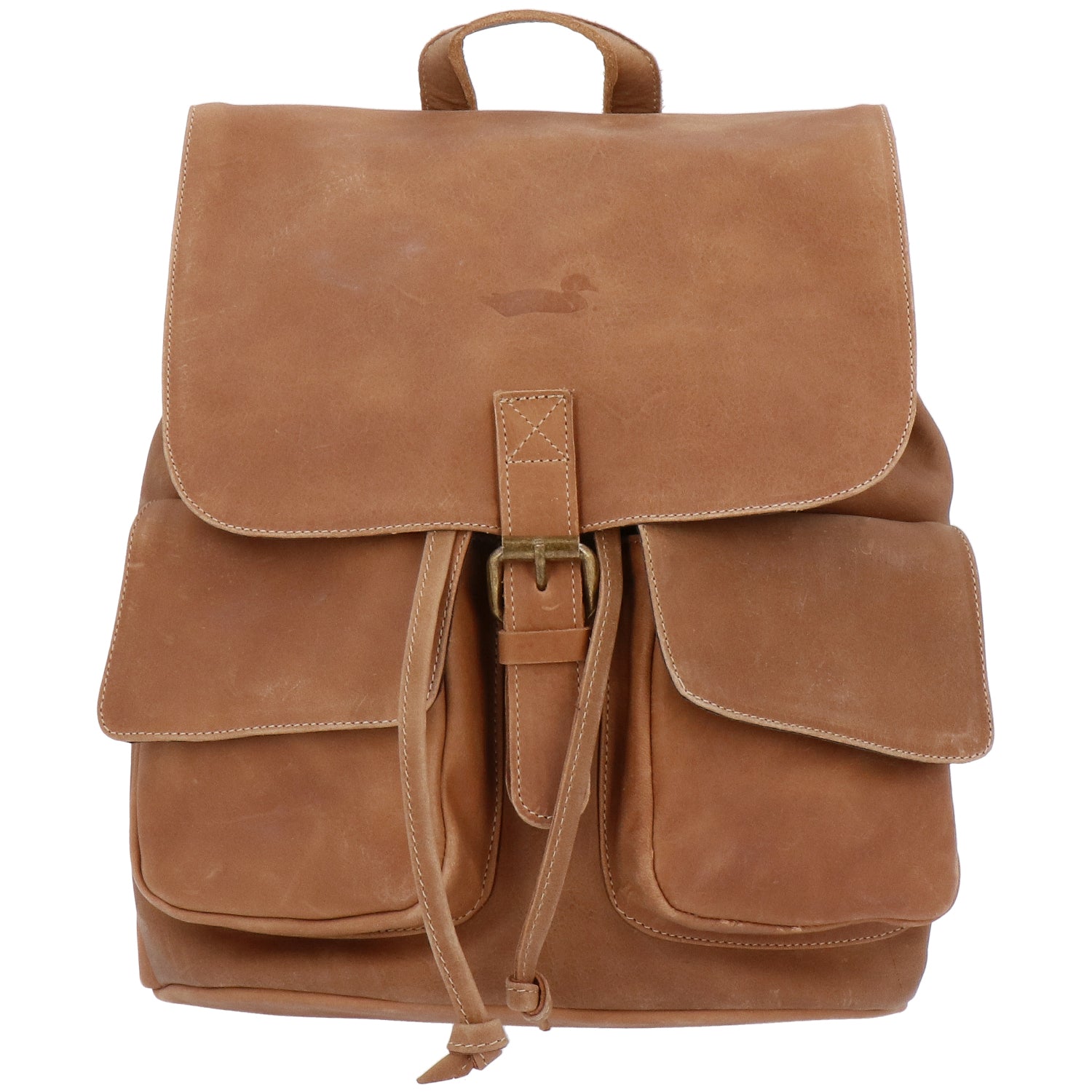 Mochila Cuero Mujer Rfcd Rkf Backpack Café Claro Rockford