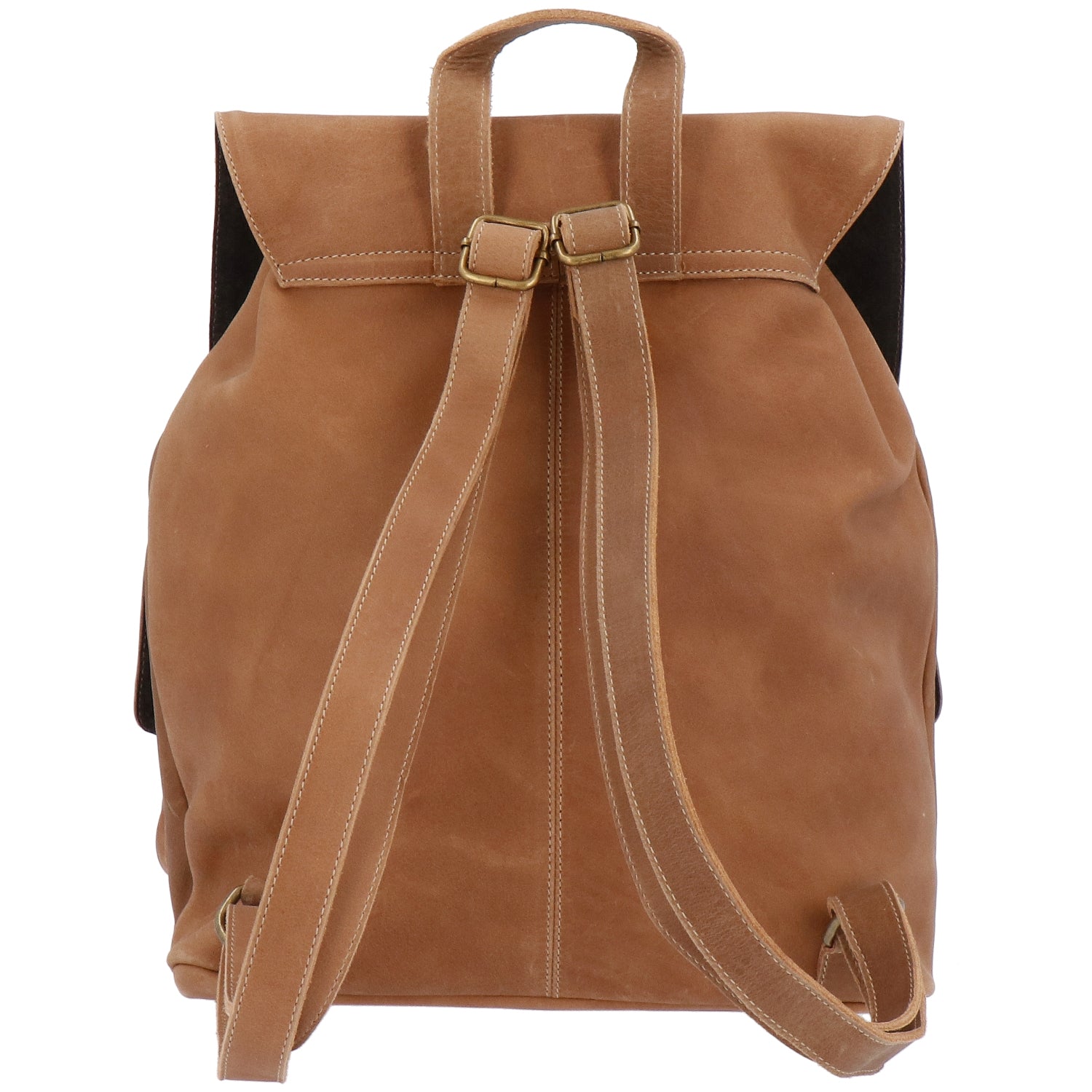 Mochila Cuero Mujer Rfcd Rkf Backpack Café Claro Rockford