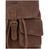 Mochila Cuero Mujer Rfcd Rkf Backpack Café Rockford