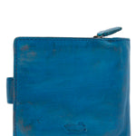 Billetera Cuero Mujer Wsrace Wallet Azul Rockford