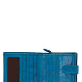 Billetera Cuero Mujer Wsrace Wallet Azul Rockford