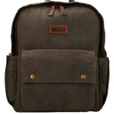 Mochila Cuero Mujer Wx Emma Backpack Oliva Rockford