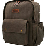 Mochila Cuero Mujer Wx Emma Backpack Oliva Rockford