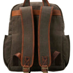 Mochila Cuero Mujer Wx Emma Backpack Oliva Rockford