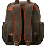 Mochila Cuero Mujer Wx Emma Backpack Oliva Rockford