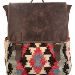 Mochila Textil Cuero Mujer Kl Priya Back Multicolor Rockford