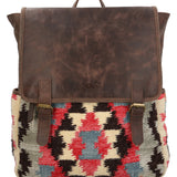 Mochila Textil Cuero Mujer Kl Priya Back Multicolor Rockford