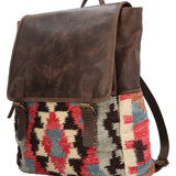 Mochila Textil Cuero Mujer Kl Priya Back Multicolor Rockford