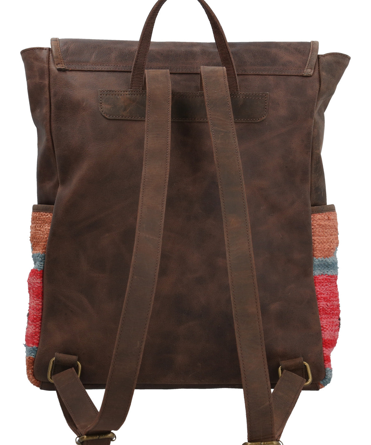 Mochila Textil Cuero Mujer Kl Priya Back Multicolor Rockford