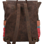 Mochila Textil Cuero Mujer Kl Priya Back Multicolor Rockford