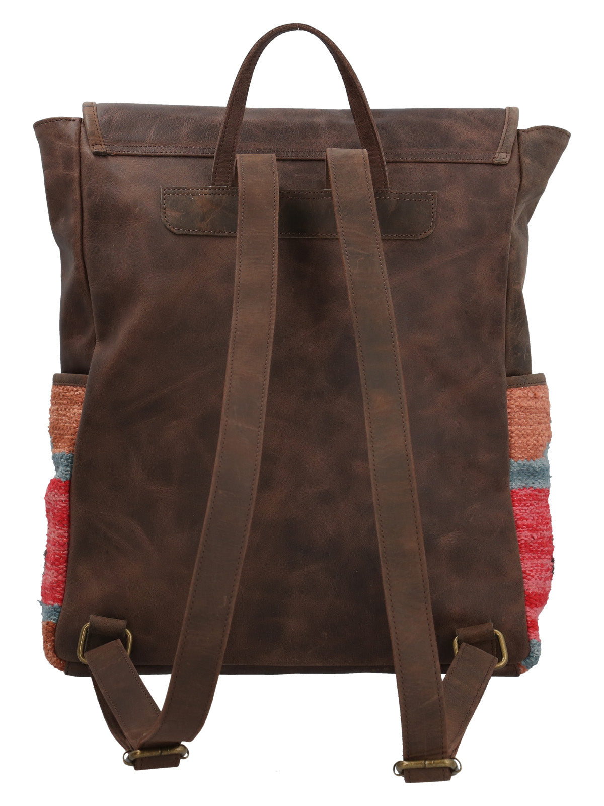 Mochila Textil Cuero Mujer Kl Priya Back Multicolor Rockford
