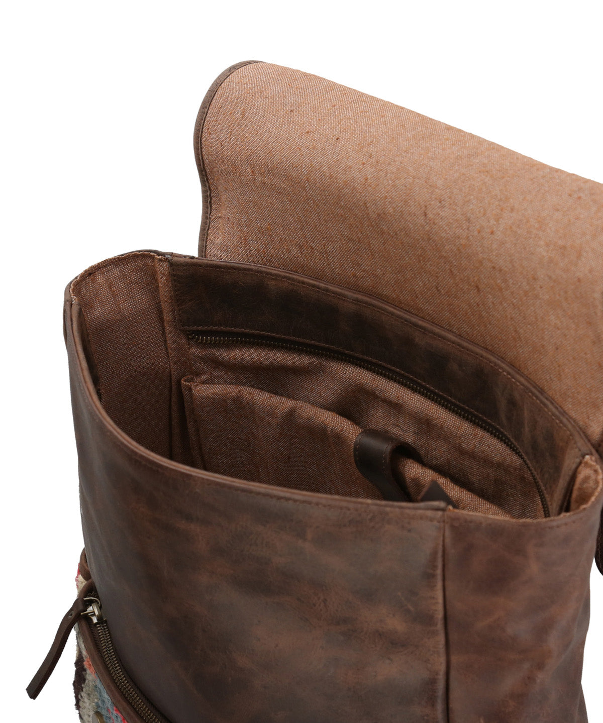 Mochila Textil Cuero Mujer Kl Priya Back Multicolor Rockford