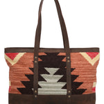 Cartera Textil Cuero Mujer Kl Amal Tote Multicolor Rockford