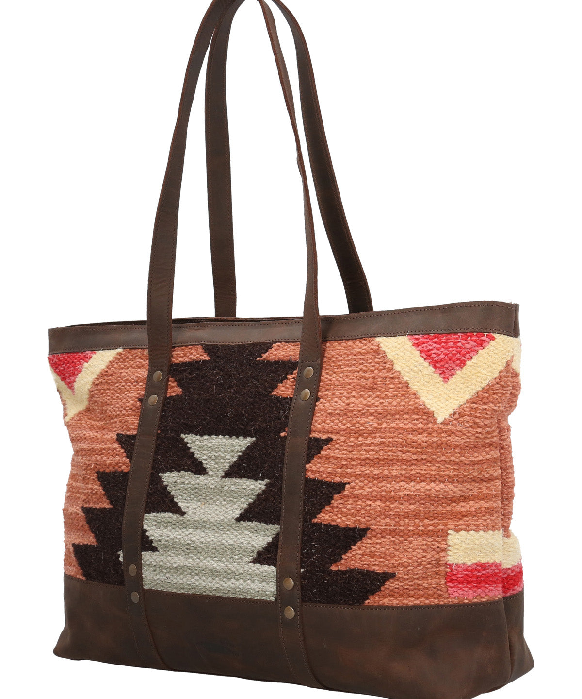 Cartera Textil Cuero Mujer Kl Amal Tote Multicolor Rockford