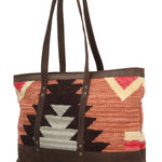 Cartera Textil Cuero Mujer Kl Amal Tote Multicolor Rockford