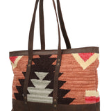 Cartera Textil Cuero Mujer Kl Amal Tote Multicolor Rockford