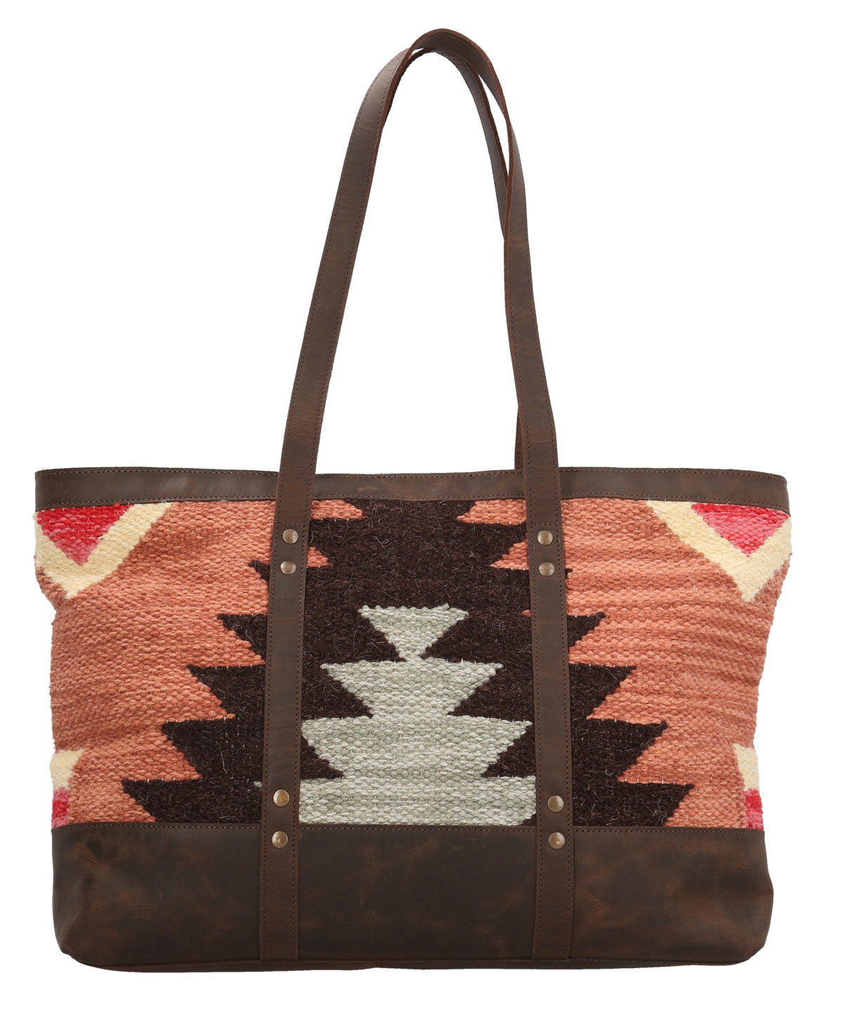 Cartera Textil Cuero Mujer Kl Amal Tote Multicolor Rockford
