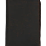 Billetera Cuero Mujer Hu Passport Zip Café Rockford