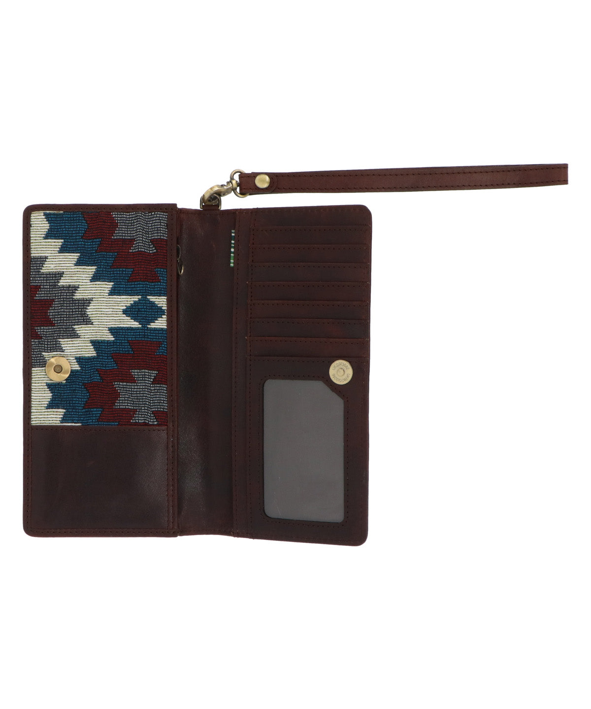 Billetera Cuero Mujer Sz Ketzal Multicolor Rockford