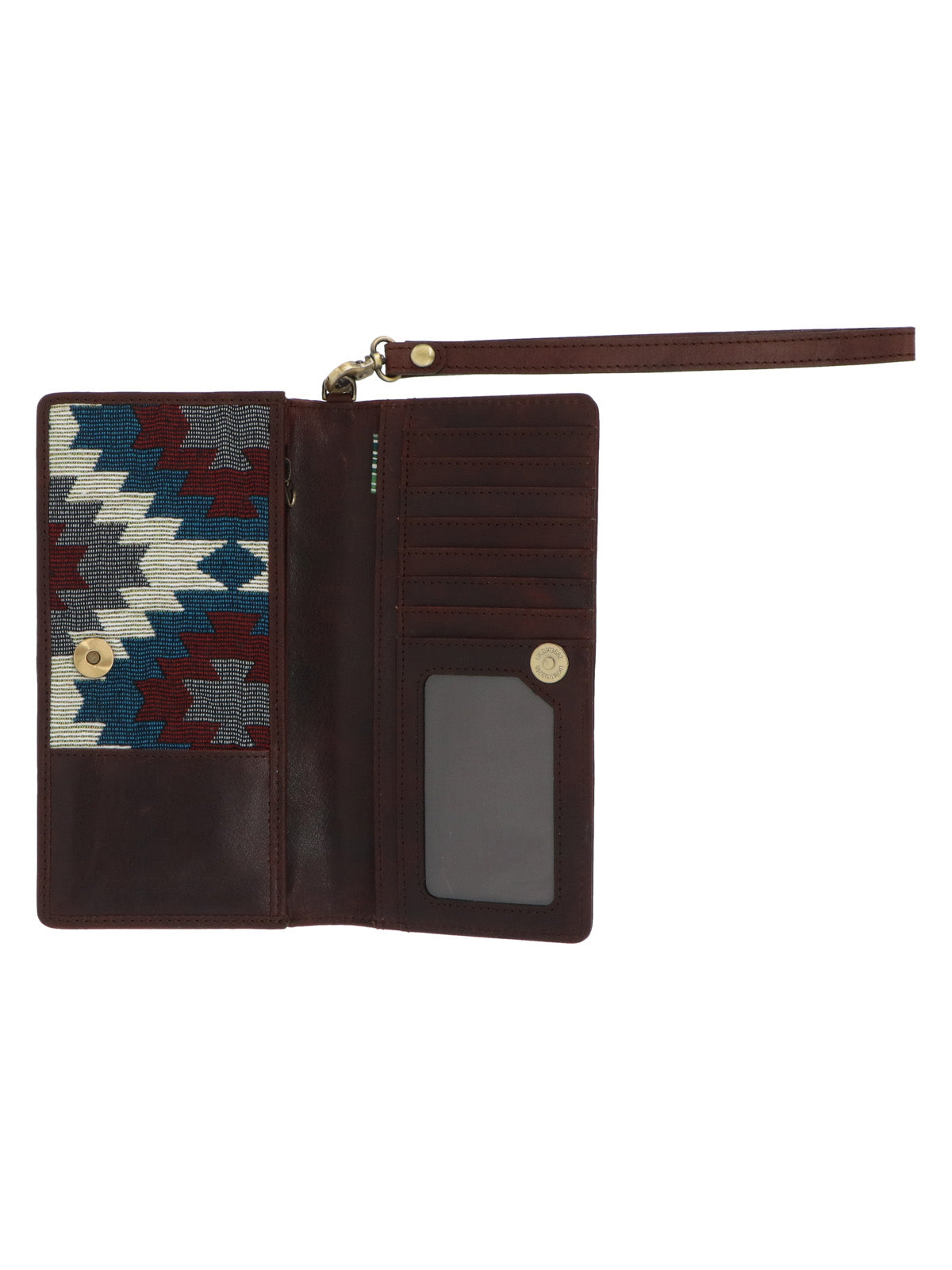 Billetera Cuero Mujer Sz Ketzal Multicolor Rockford