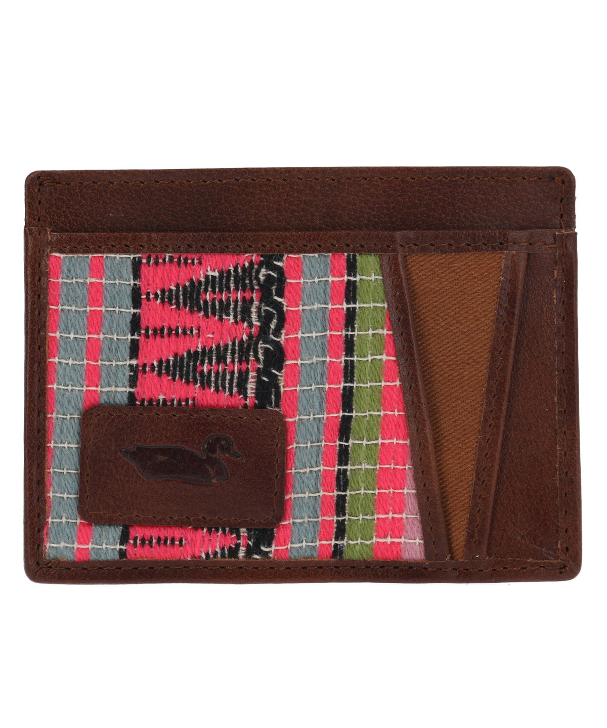 Tarjetero Cuero Mujer Sz Atzin Rosado Rockford