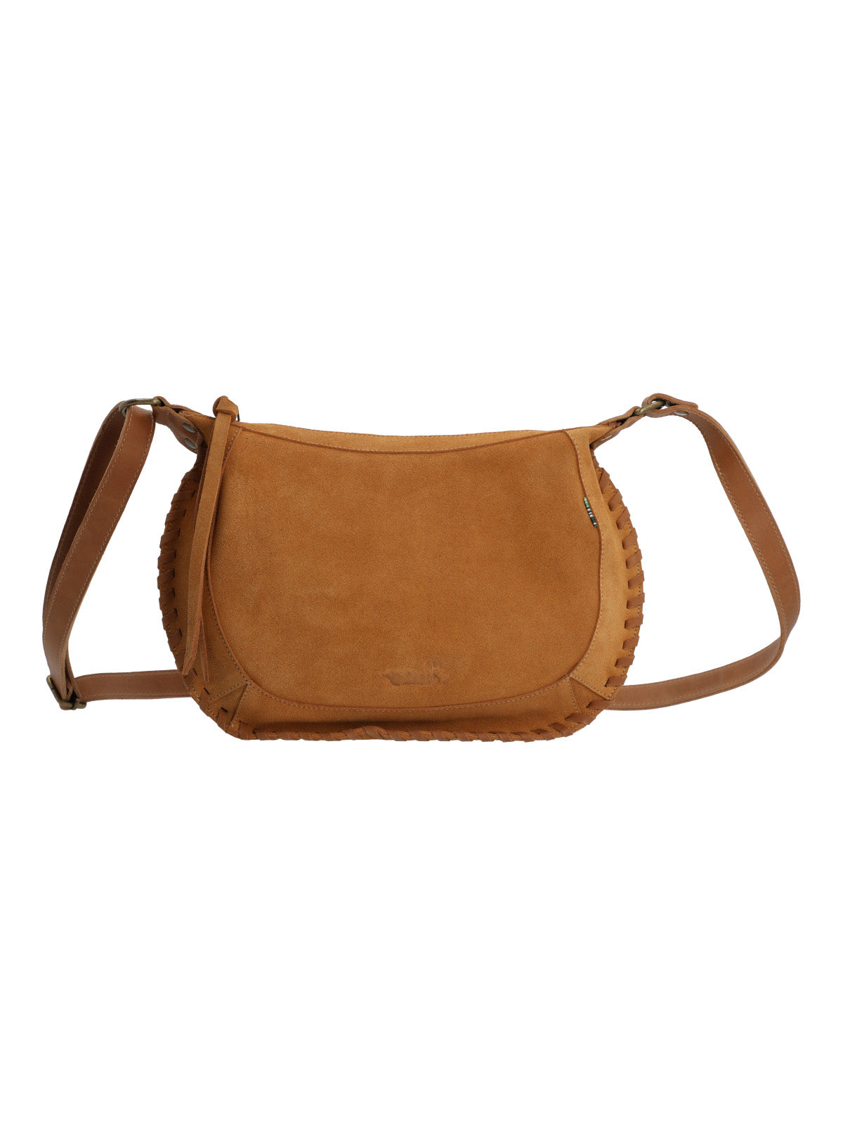 Cartera Cuero Mujer Garret Cross Café Rockford