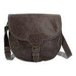 Cartera Cuero Mujer Gavin Saddle Gris Rockford