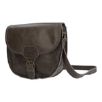 Cartera Cuero Mujer Gavin Saddle Gris Rockford
