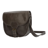 Cartera Cuero Mujer Gavin Saddle Gris Rockford