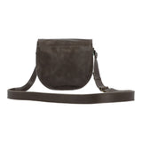 Cartera Cuero Mujer Gavin Saddle Gris Rockford