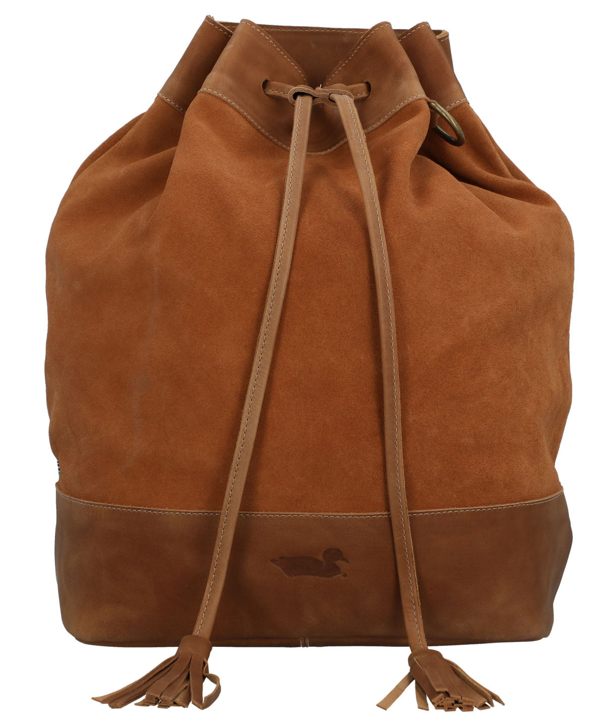 Mochila Cuero Mujer Gene Back Café Rockford